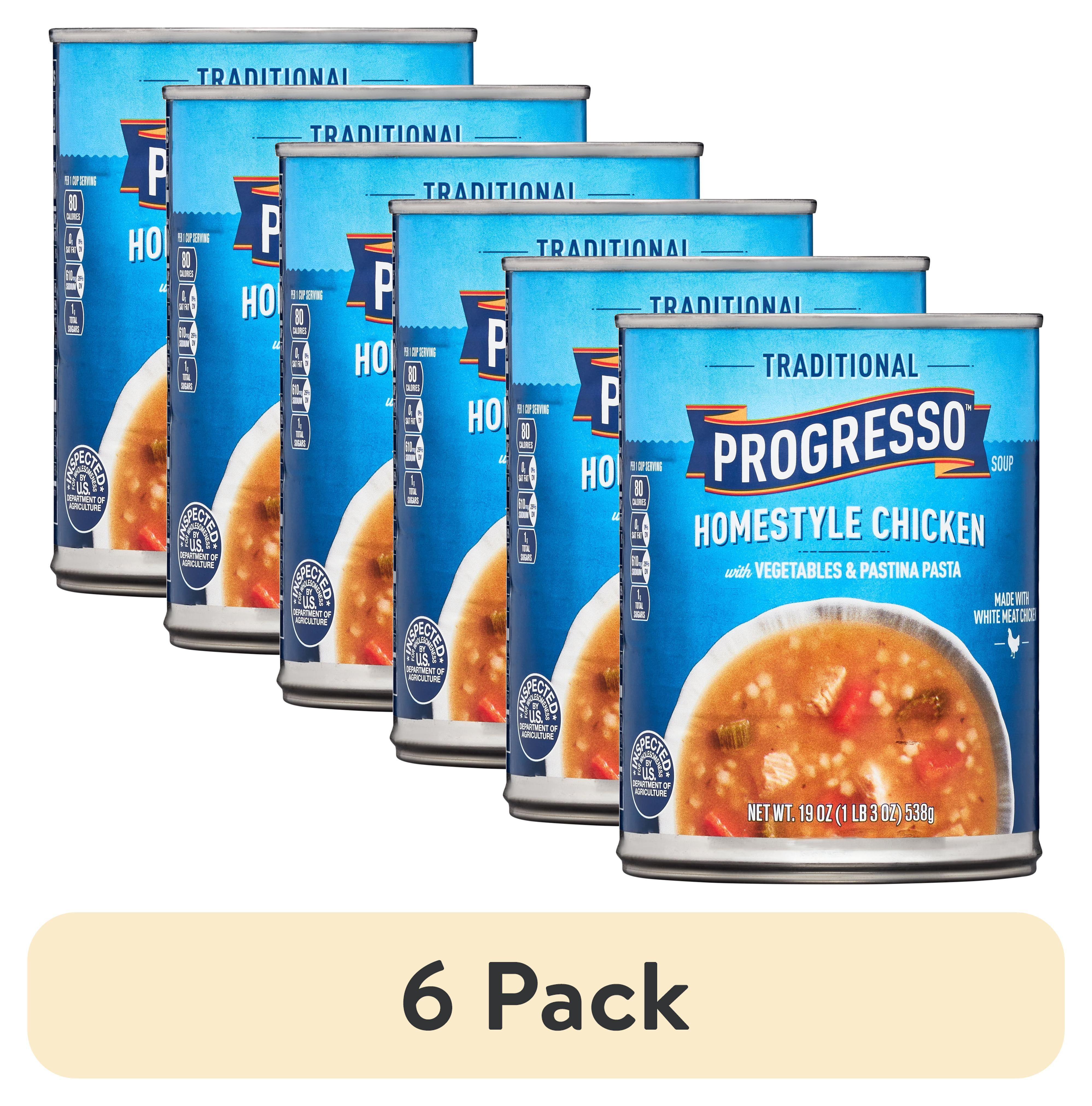 (6 pack) Progresso Traditional, Chicken with Vegetables & Pearl Pasta