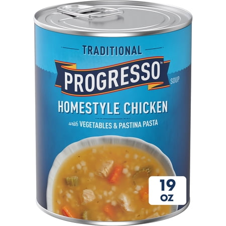 Progresso Traditional, Chicken with Vegetables & Pastina Pasta Canned Soup, 19 oz.