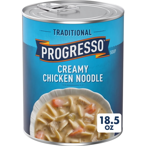 Progresso Traditional, Creamy Chicken Noodle Canned Soup, 18.5 oz.