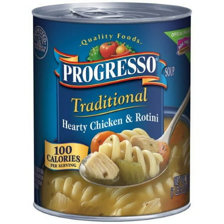 Progresso Traditional Hearty Chicken and Rotini Soup (Pack of 10)