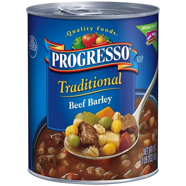 Progresso Traditional Soup Beef Barley 19 oz