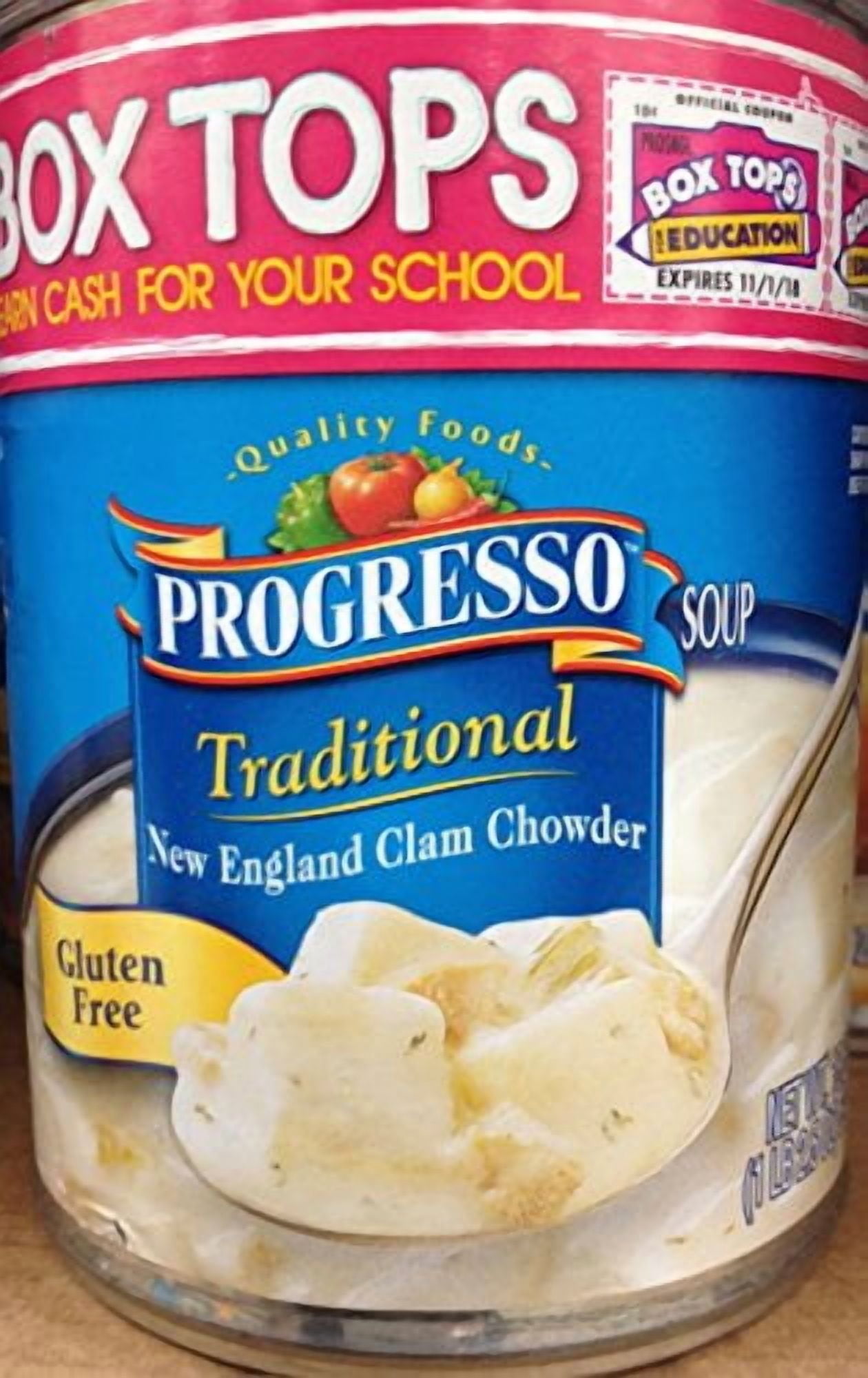 Progresso Traditional Soup, New England Clam Chowder (Pack of 12 ...