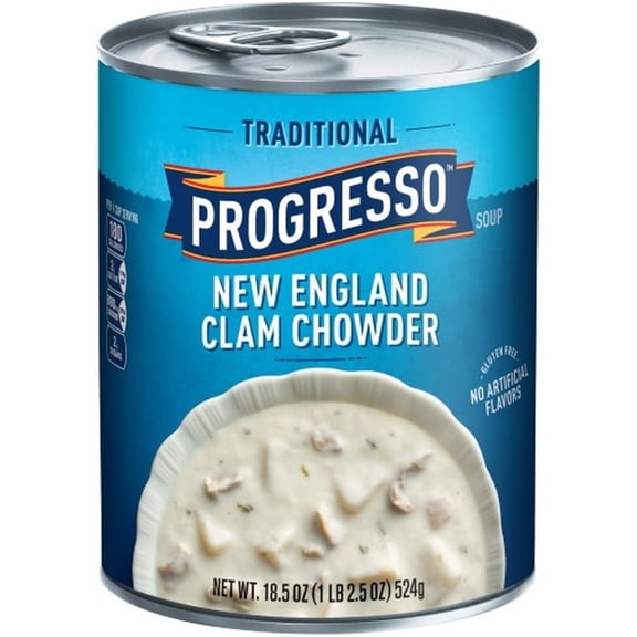 Progresso Traditional Soup, New England Clam Chowder (Pack of 24)
