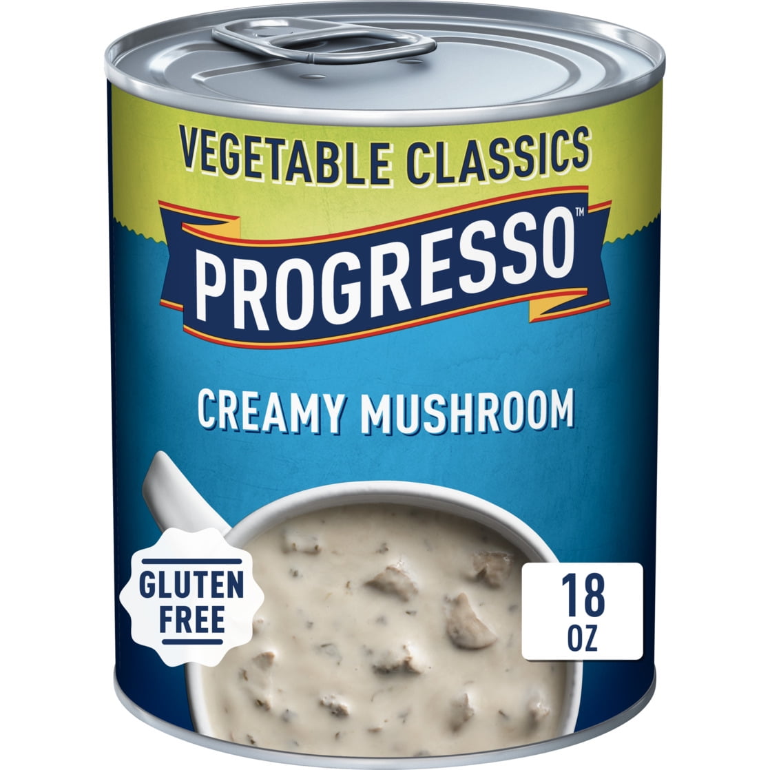 Progresso Vegetable Classics, Creamy Mushroom Canned Soup, Gluten Free, 18 oz.