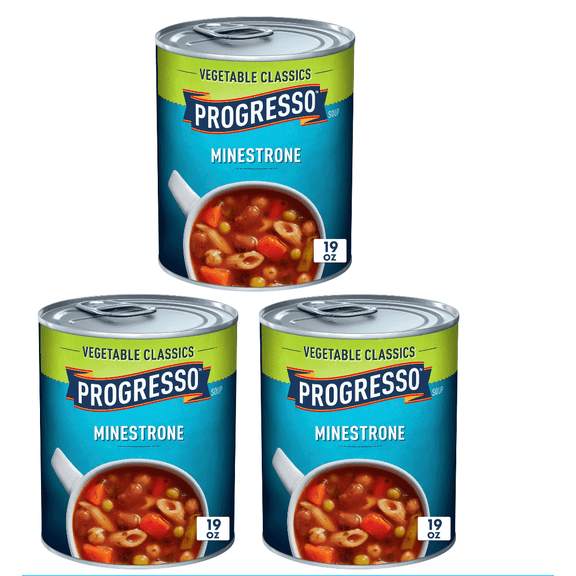 Progresso Vegetable Classics Minestrone Soup - 19oz pack of 3