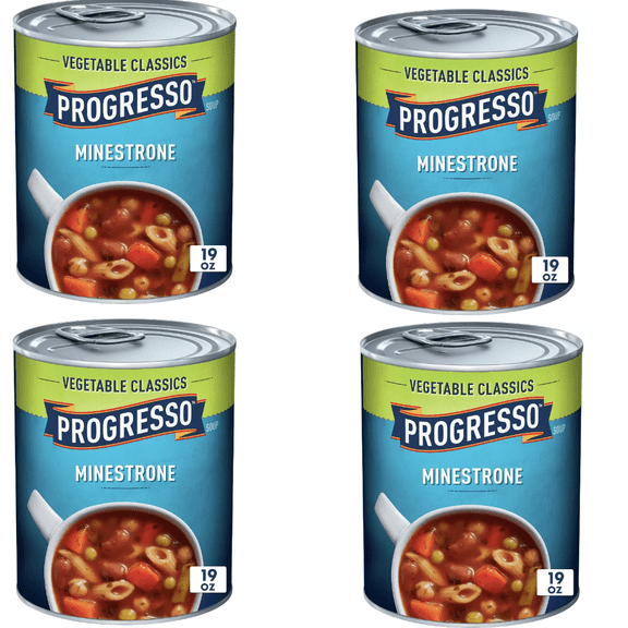 Progresso Vegetable Classics Minestrone Soup - 19oz pack of 4