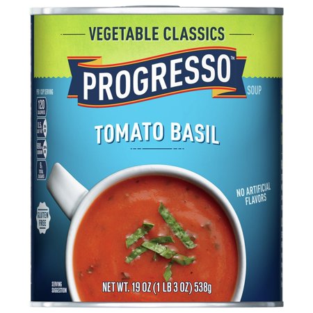 Progresso Vegetable Classics Tomato Basil Soup, 19 oz