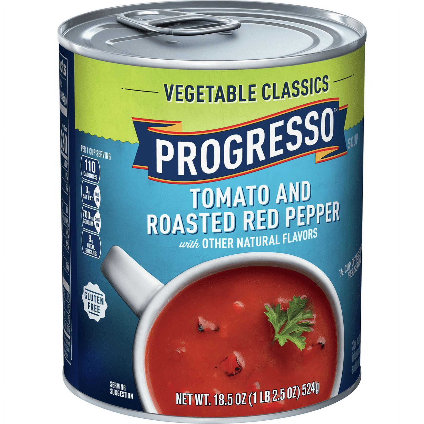 Progresso Vegetable Classics Tomato & Roasted Red Pepper Soup, 18.5 oz