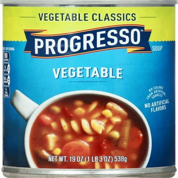 Progresso Vegetable Soup, Vegetable Classics Canned Soup, 19 oz ( Pack of 2 )