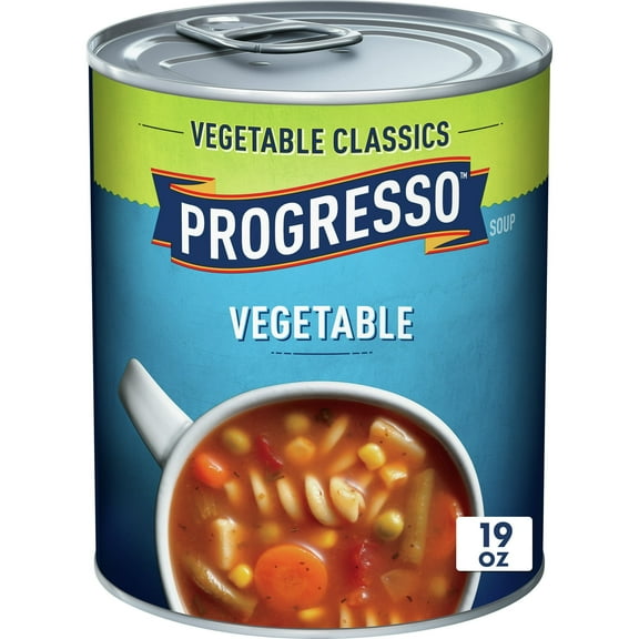 Progresso Vegetable Soup, Vegetable Classics Canned Soup, 19 oz (Pack of 8)