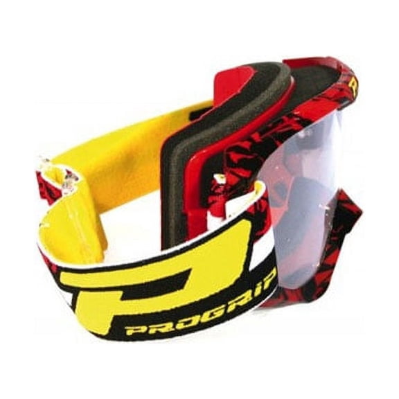 Progrip Goggles - 3450 Fluorescent Red/blk