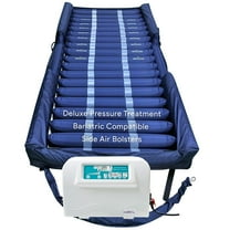 Proheal Bariatric True Low Air Loss Alternating Pressure Air Mattress with Pump & Side Air Perimeter - 36” x 80” x 8/11"