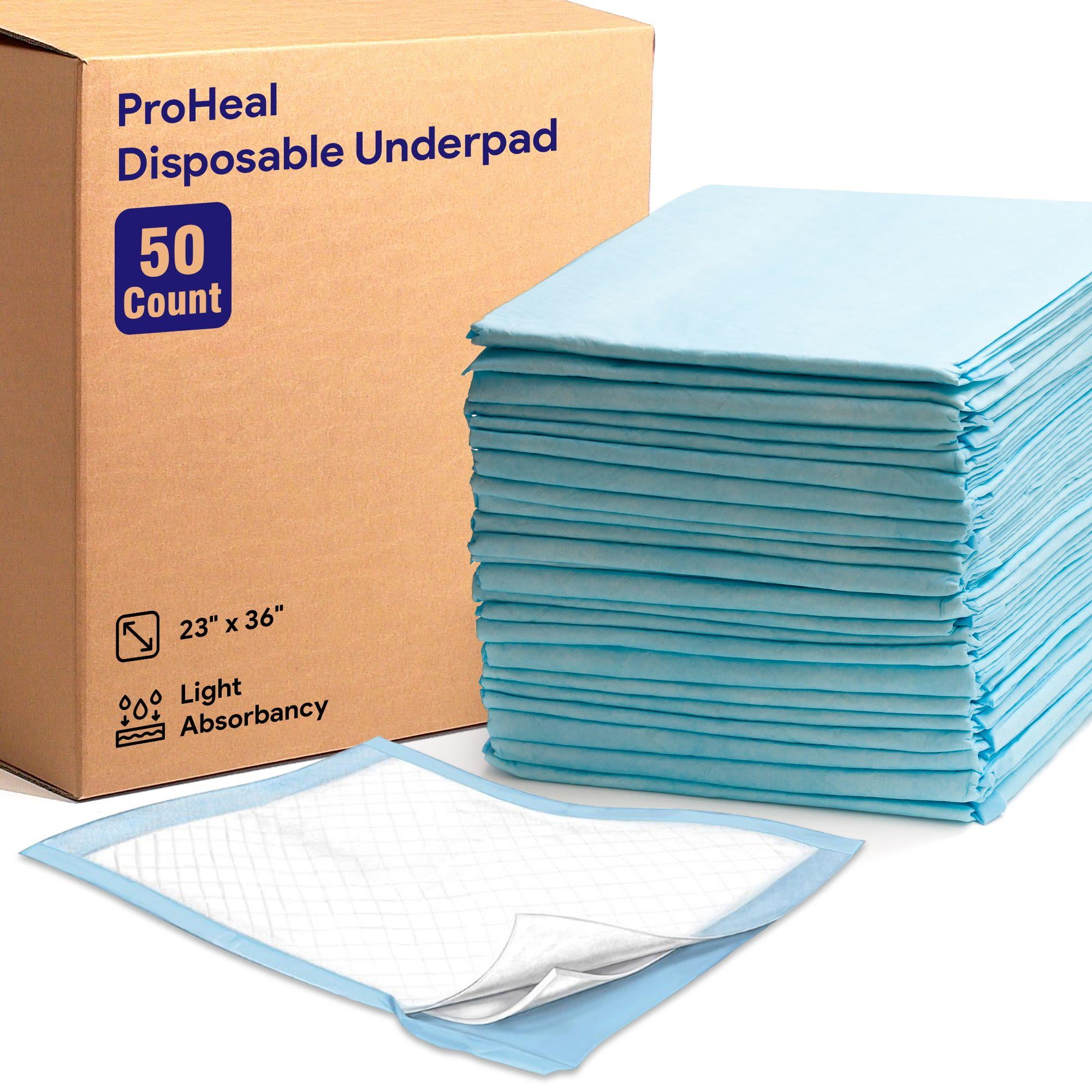 https://i5.walmartimages.com/seo/Proheal-Disposable-Underpads-50-Pack-23-x-36-Light-Absorbent-Chux-Incontinence-Bed-Pads_e9361b4d-104d-44a4-b760-d0b6814975ee.1d3f39b46d80aad28e41ef8201f797d8.jpeg