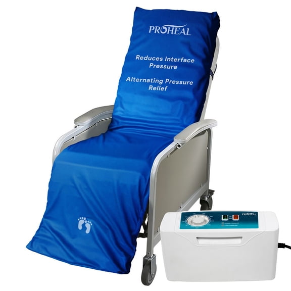 Proheal Inflatable Geri Chair Cushion - Reclining Chair Medical Alternating Pressure Pad - 20" x 69" x 3"