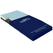 Proheal Self Adjusting Hospital Bed Memory Foam Mattress with Alternating Pressure Air Cells, Sloped Heel - 39" x 76" x 7”