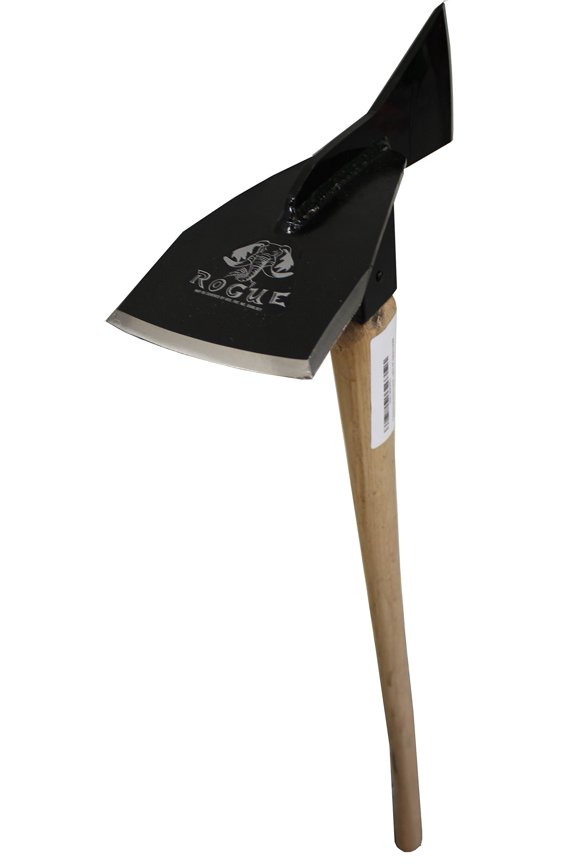 Rogue 55HXH Hoe and Axe Combination 40" Hickory Handle for Clearing and Trail Building Toughest Tool Pulaski Style