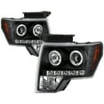 thumbnail image 1 of Proj Headlights Halogen Model Only Fits select: 2009 FORD F150, 2013-2014 FORD F150 SUPER CAB, 1 of 2