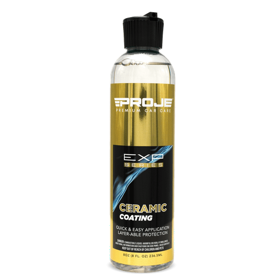 Proje Ceramic Coating, 12+ Months of SiO2 Protection, High Performance Gloss & Hydrophobic Seal, 8 FL OZ