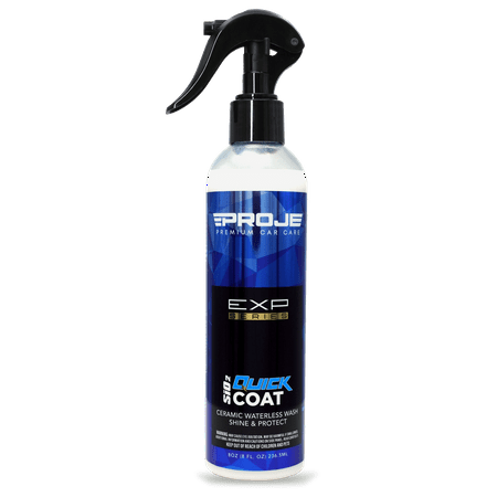 Proje SiO2 Quick Coat, Anti Static Ceramic Waterless Wash, Rejuvenates Existing Ceramic Coatings, 8 Fl Oz