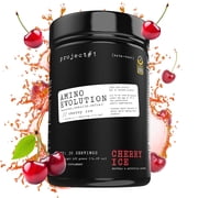 Project 1 Nutrition Amino Evolution Amino Acids Dietary Supplement Cherry Ice Workout Recovery 30 Servings