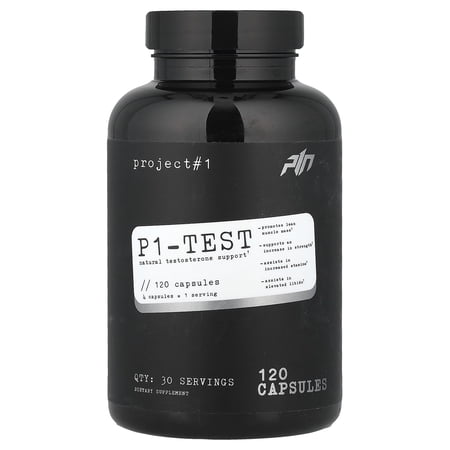 Project 1 Nutrition P1 Test Amino Acid Supplements Builds Muscle 30 Count