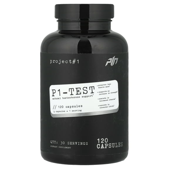 Project 1 Nutrition P1-Test, 120 Capsules