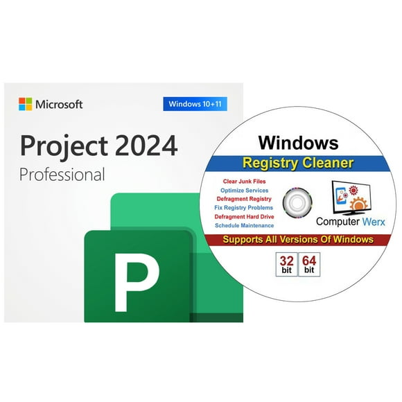 Project 2024 Digital & Registry Cleaner CD
