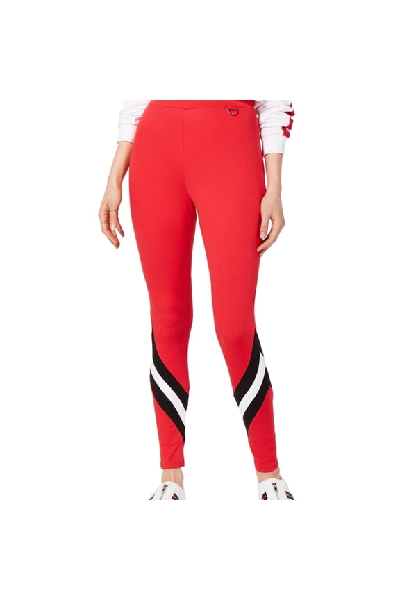 Project 28 Womens 2 Stripe Casual Leggings, Multicoloured, Small