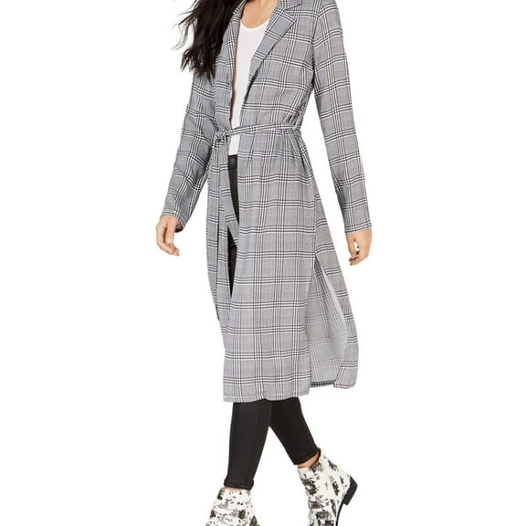 Project 28 Womens Duster Cardigan Sweater, Black, Small