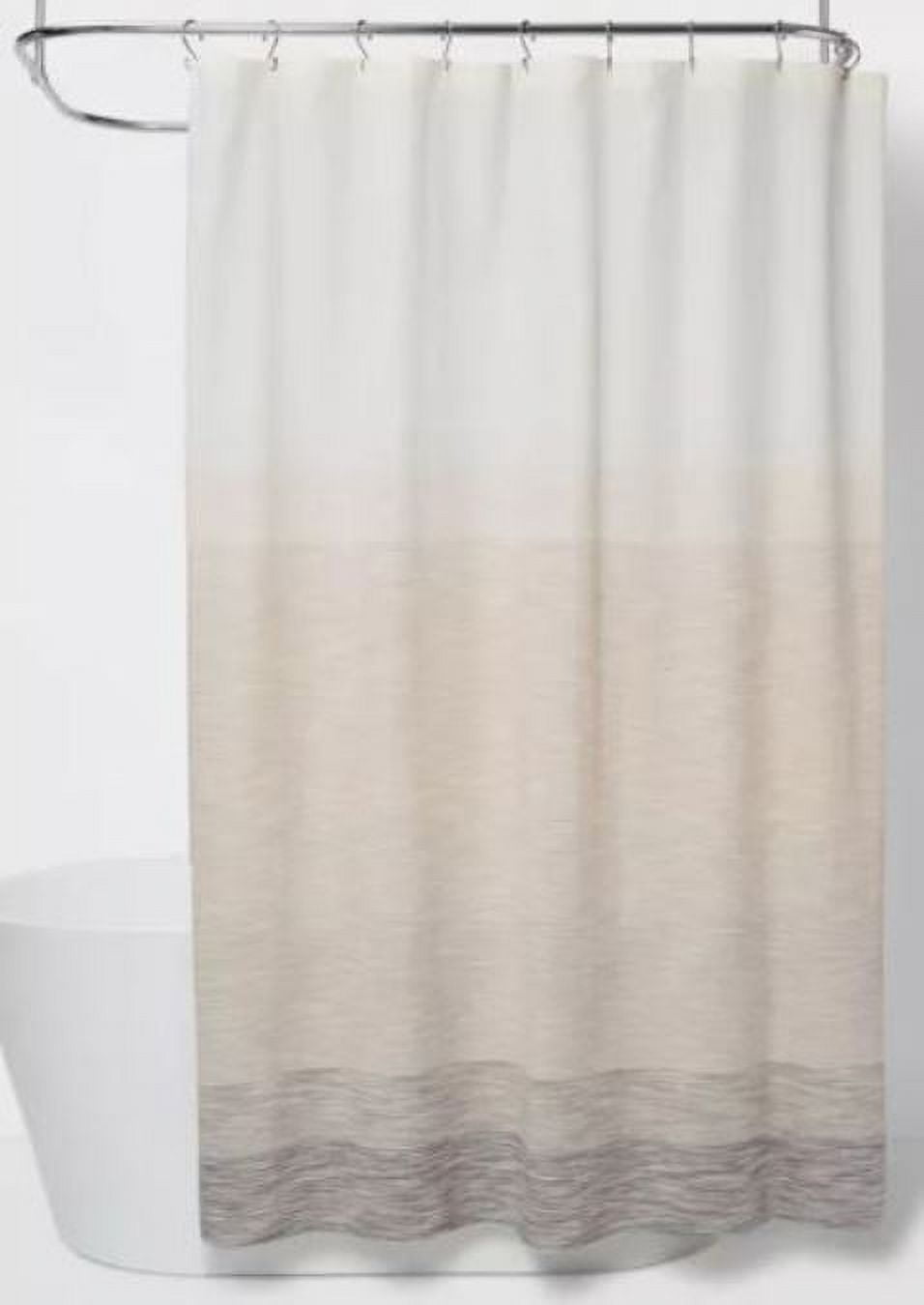 Project 62 Colorblock Spacedye Ombre Shower Curtain in Blue