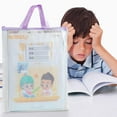 thumbnail image 1 of Project Bags,Mesh Zipper Pouch A4 Size,Large Nylon Transparent File Bag,Art Portfolio Bag Poster Storage Bag,A3 Thick Document Bag Transparent Test Paper Storage Bag Art Paper Storage Bag, 1 of 7