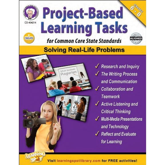 Pre-Owned Project-Based Learning Tasks for Common Core State Standards , Grades 6 - 8 (Paperback) 1622234634 9781622234639