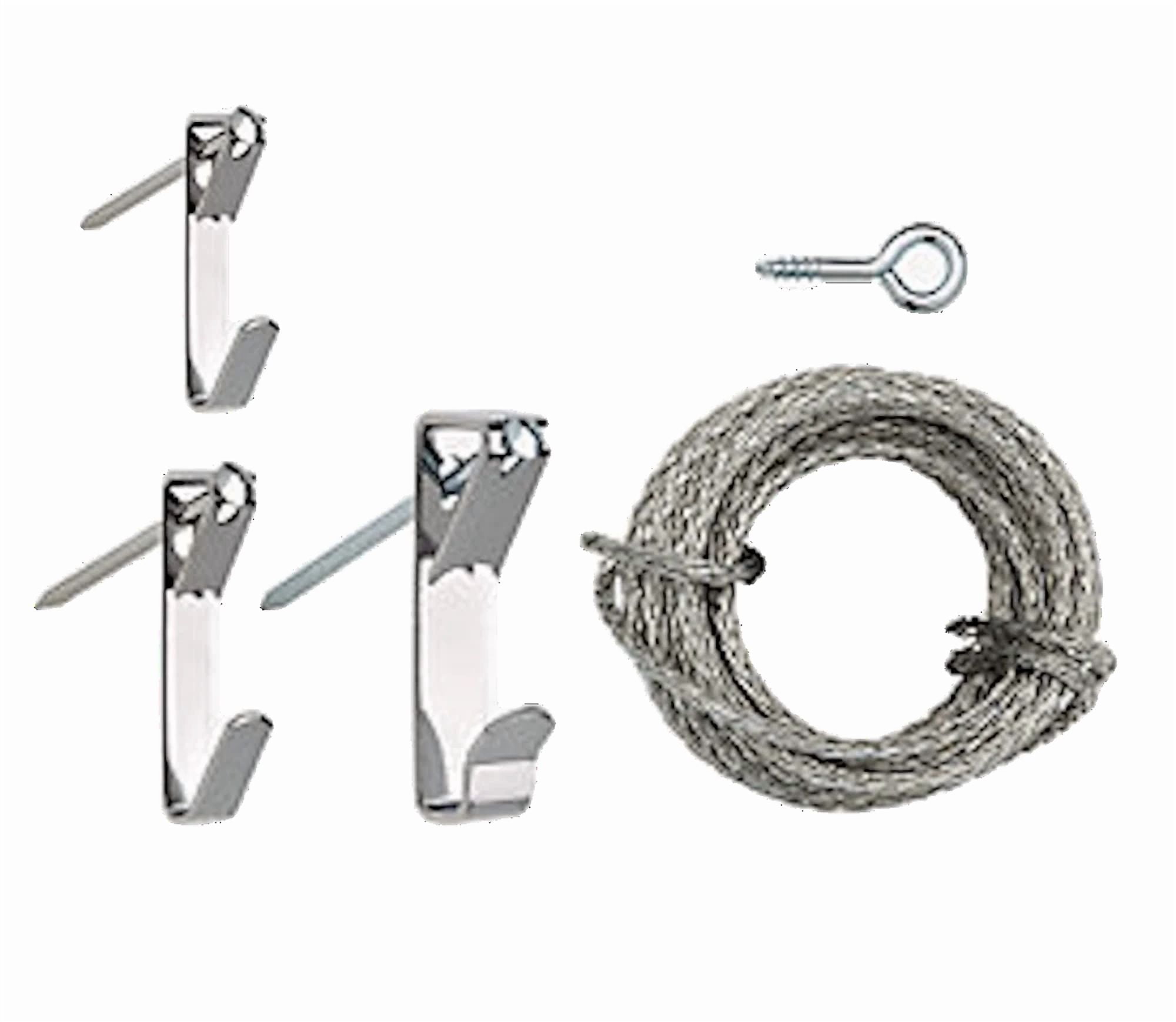 Project Basics 129705 19 Piece Light & Medium Duty Picture Hanger Kit