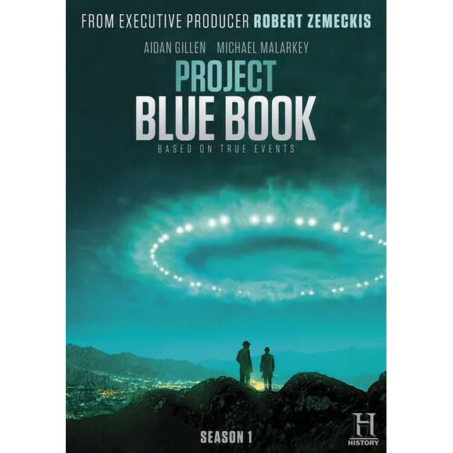 Project Blue Book Season 1 [DVD] 2 Pack, Subtitled, NEW FREE SHIPING