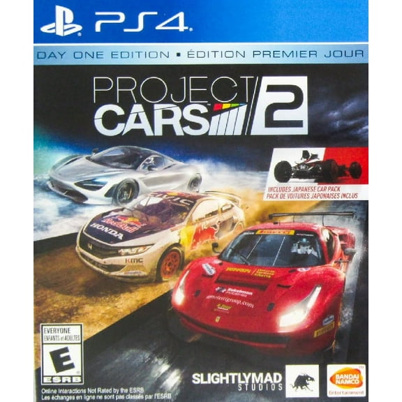 Restored Project Cars 2 Day One Edition PlayStation 4 Racing Game