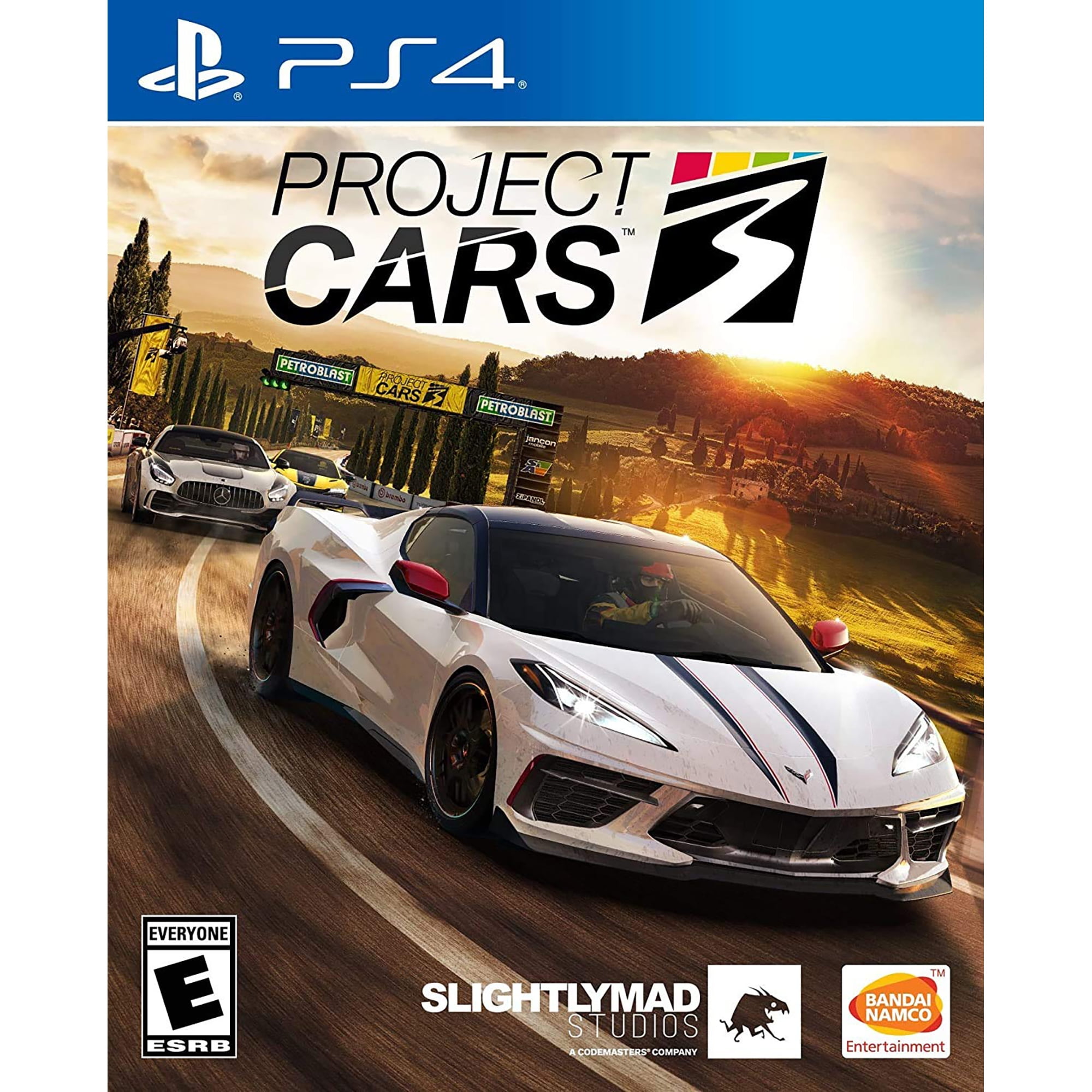 Project Cars 3, Bandai Namco, PlayStation 4, 722674121903 