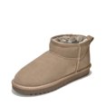 thumbnail image 1 of Project Cloud Mini Platform Boots for Women - Ankle Boot Fur Lined Genuine Suede Cozy Platform with Memory Foam Insole Winter Boots - Ideal for Indoor & Outdoor Snow Boots (Hippy, Taupe, 13), 1 of 2
