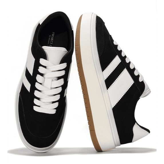 Project Cloud Sneakers for Women - Lace Up Memory Foam Insole Womens Shoes (Nita)