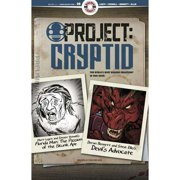 Project: Cryptid #8 VF ; Ahoy Comic Book