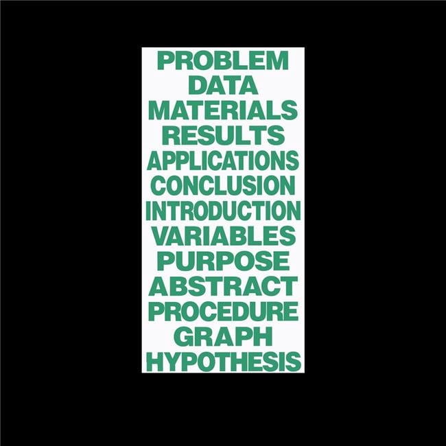 Project Display Recyclable Green Science Fair Titles Retail Pack of 24