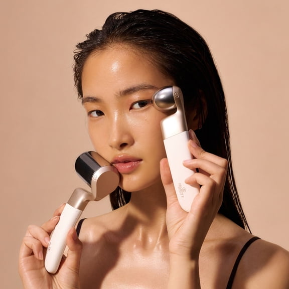 Project E Beauty Cryo Ice Roller | Cold Therapy Sculpting Duo | Depuff Eye Tool | Superior Thermal Retention | Face & Body Roller | Stainless Steel