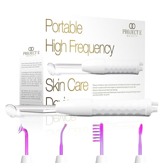 Project E Beauty Faisca Argon (Purple) | High Frequency Wand | Anti-Acne & Spot Treatment