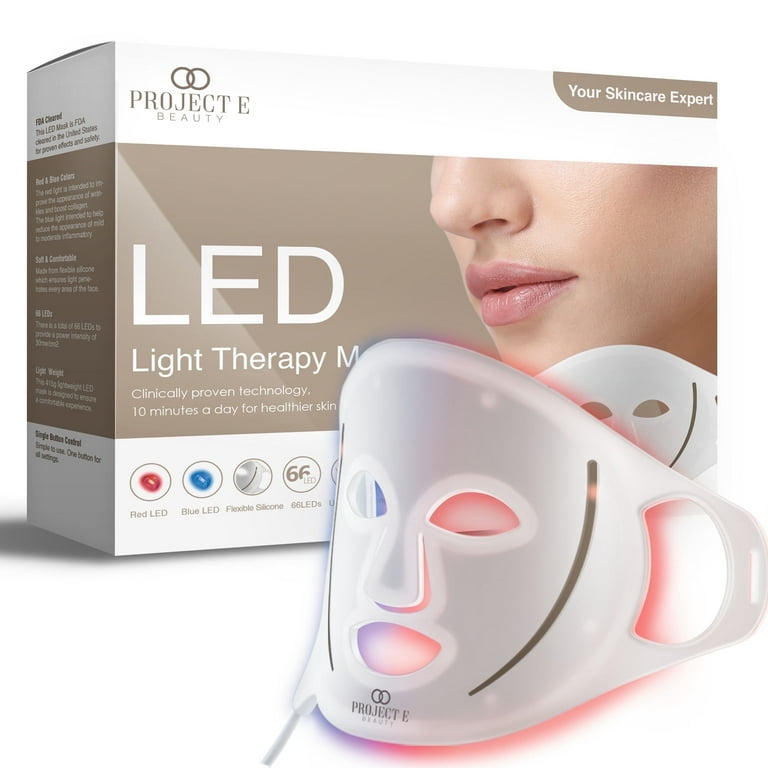 Project E Beauty LED Therapy Facial Mask | LightAura Flex | Anti