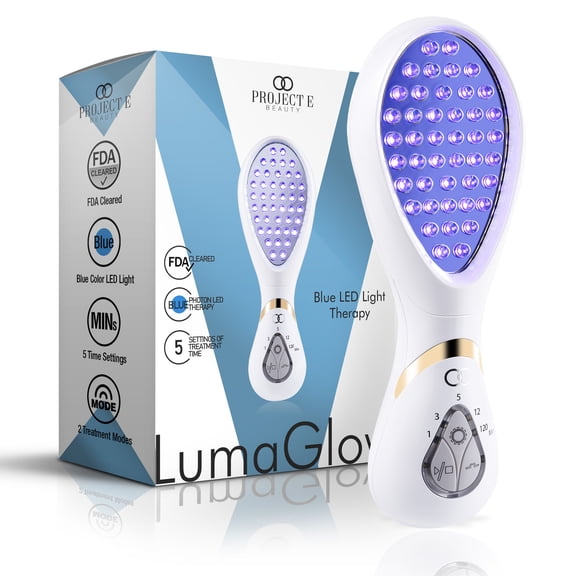 Project E Beauty LumaGlow Blue Light Therapy For Acne | Acne Light Therapy For Face | Blue Light Acne Treatment Device | Spot Scars Remove | Facial