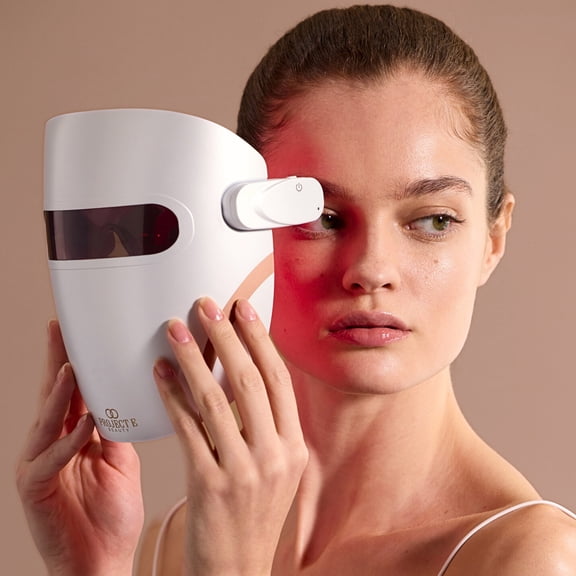 Project E Beauty Lumamask Pro Led Light Therapy Face Mask | Red Light Therapy Mask |Blue Led Face Mask | Collagen Boost | Anti-Wrinkle | Wireless Face Mask Facial