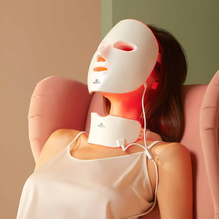 Project E Beauty Wireless 7 Color LED Mask, Transforming Facial