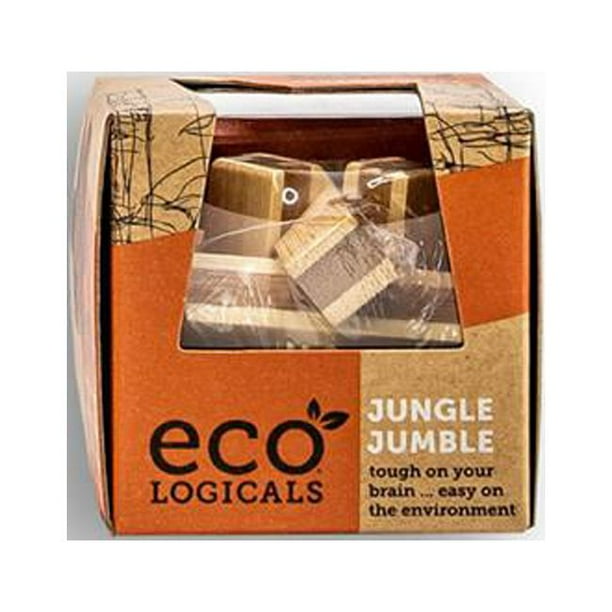 Project Genius EC101 Jungle Jumble Mini Eco Logical Bamboo Puzzle, 12