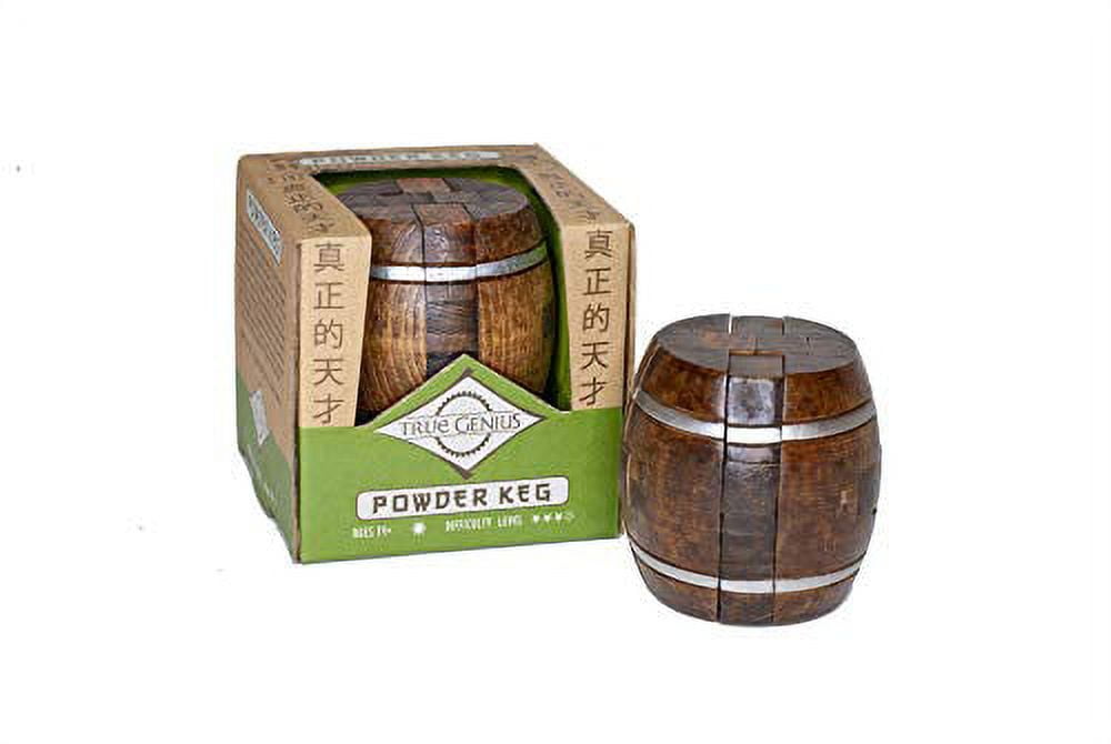 Project Genius TG023 Powder Keg Wooden Brain Teaser Puzzle