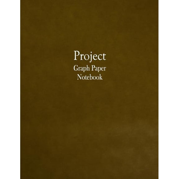 Project Graph Paper Notebook: 1/5 Inch Cross Grid Graph Ruled (Paperback)
