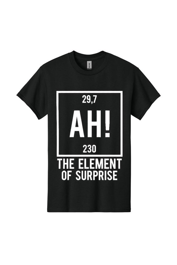 Project Hail Mary AH! Element of Surprise Ryland Grace Red T-Shirt Chemistry Joke Shirt